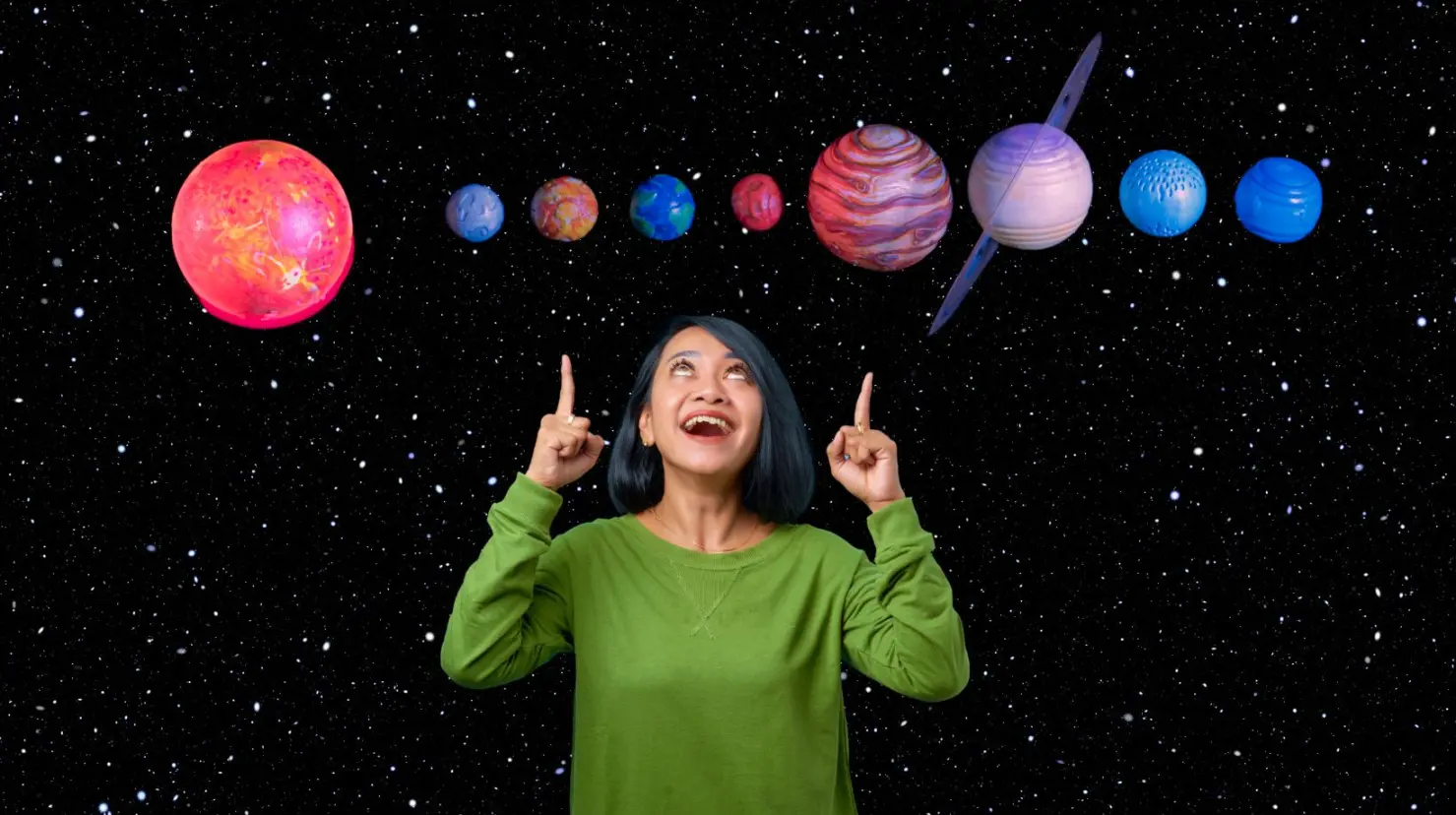 ¡Imperdible! Los siete planetas se alinearán, ¿cuándo y dónde ver? Foto: Canva.