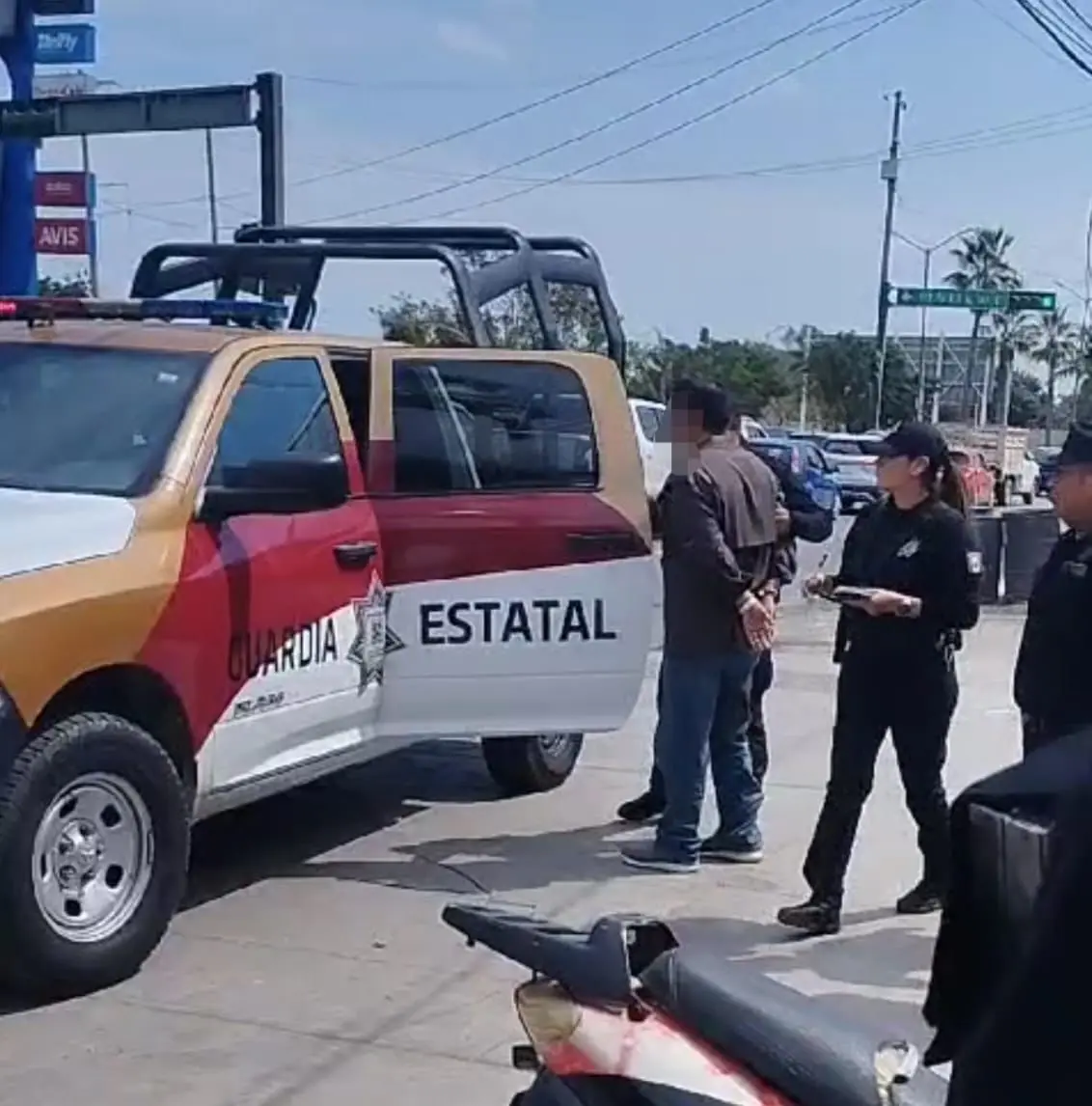 Juan Hipólito “C” fue detenido por personal de la Guardia Estatal. Foto: Redes Sociales