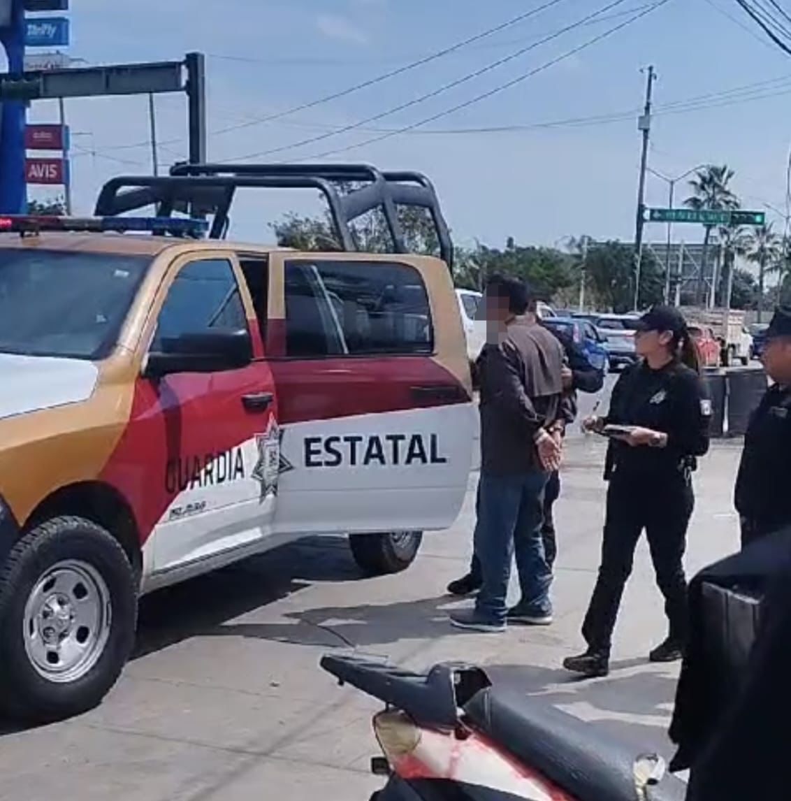 Juan Hipólito “C” fue detenido por personal de la Guardia Estatal. Foto: Redes Sociales