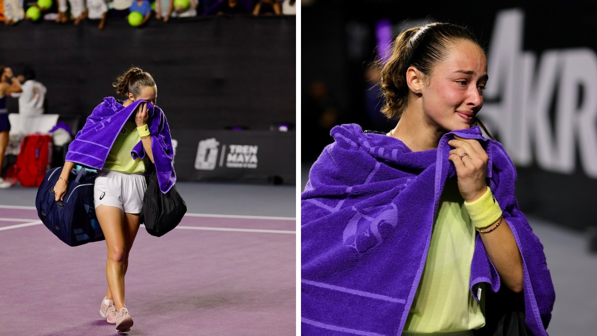 La turca Zeynep Sonmez, campeona vigente, fue eliminada por Emma Navarro Foto: WTA Mérida Open