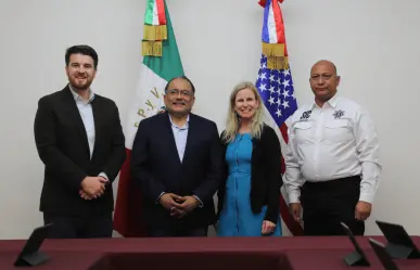 Andrés Mijes recibe a Cónsul de EU y presenta modelos de seguridad en Escobedo