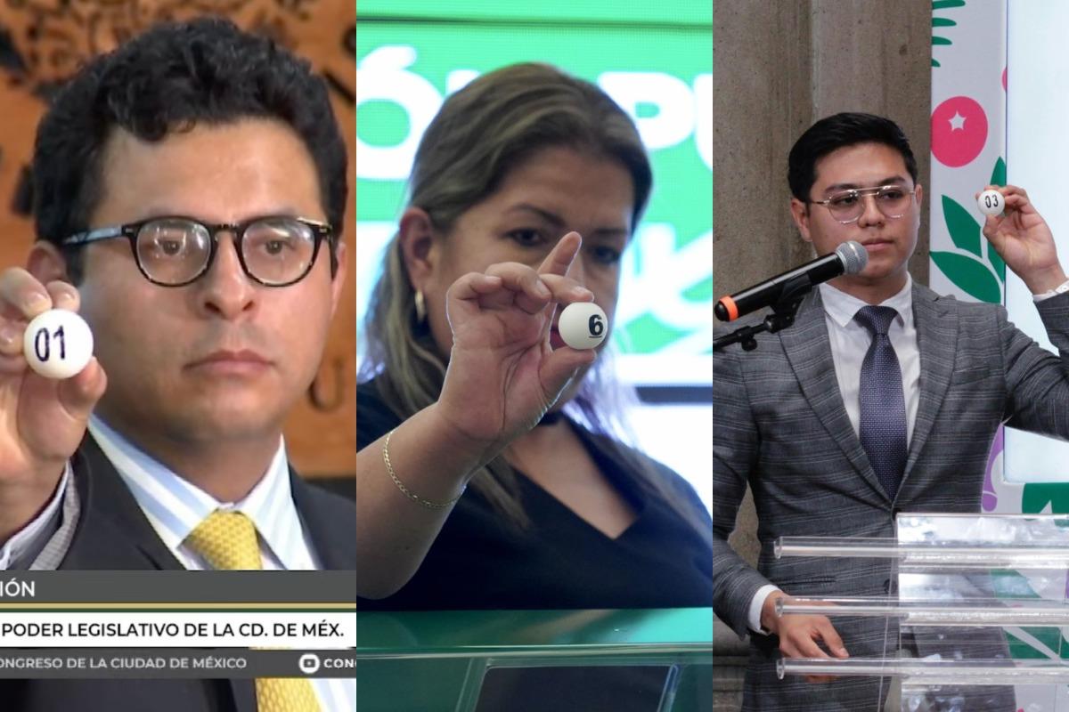 Los tres comités de evaluación en el proceso de insaculación de aspirantes para la elección de jueces y magistrados en la CDMX. Foto: Congreso TV | @MagRafaelGuerra | @craviotocesar