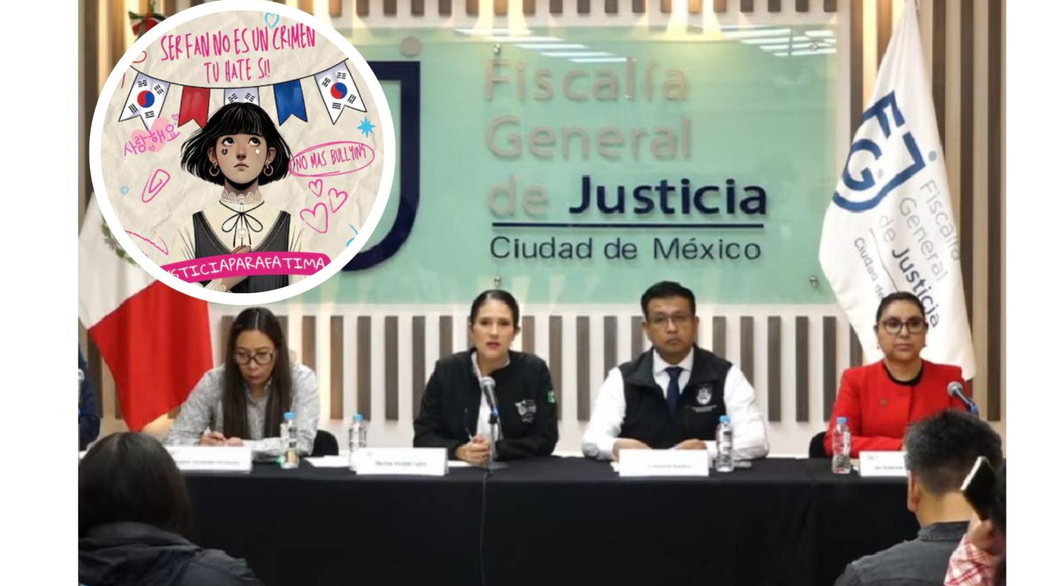 Conferencia de Prensa de la fiscal general de justicia de CDMX, Bertha Alcalde Luján sobre Caso Fátima I Foto: Captura de pantalla YouTube (@FiscalíaCDMX)