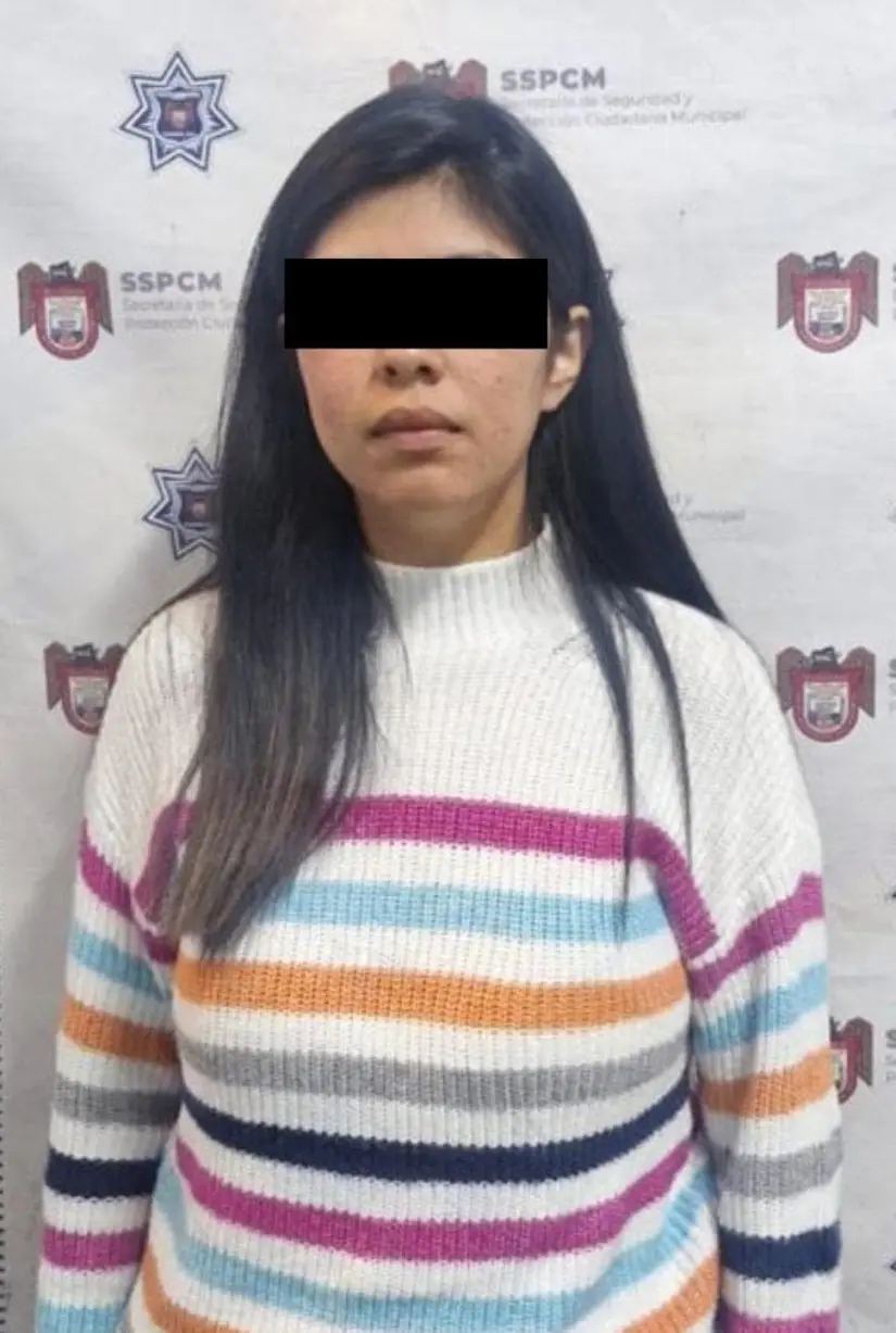Adriana “N” de 27 años de edad, se presentó a las instalaciones de la Delegación Playas de Tijuana. Créditos: SSPCM.
