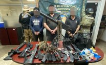 Operativo de la Marina en Sonora, detienen a 3, aseguran arsenal  y rescatan a dos menores