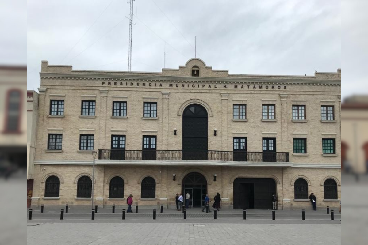 Palacio Municipal de Matamoros, Tamaulipas. Foto: Redes Sociales