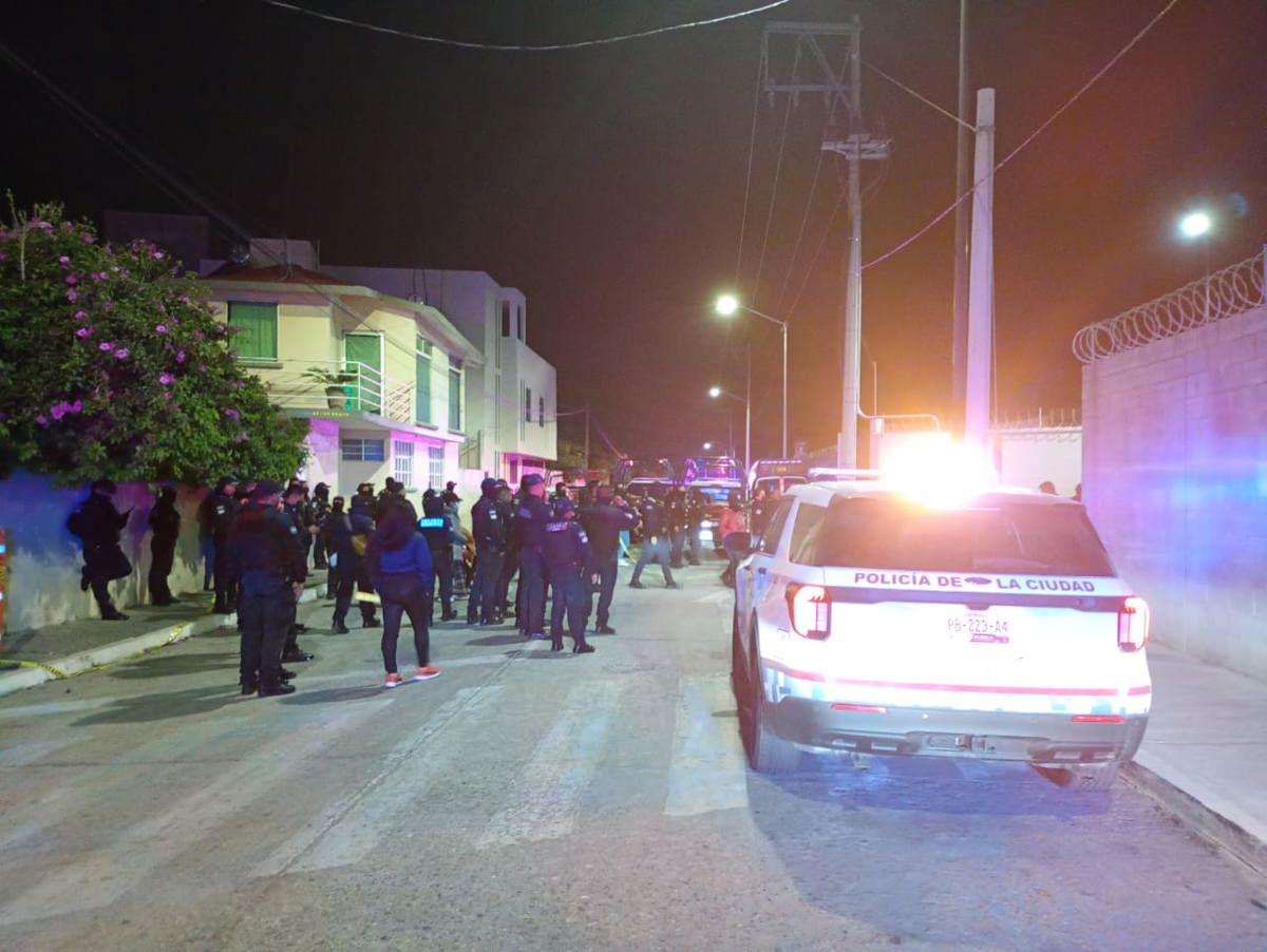 Policías protestan por el asesinato de Alejandro Osorio y Martín Popoca. Créditos: POSTA México/Carlos Rocha. 