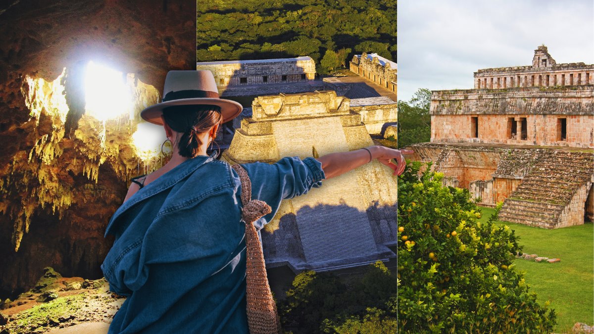 La Ruta Puuc es un recorrido de 60 kilómetros de Uxmal a Loltún Foto: Canva/INAH