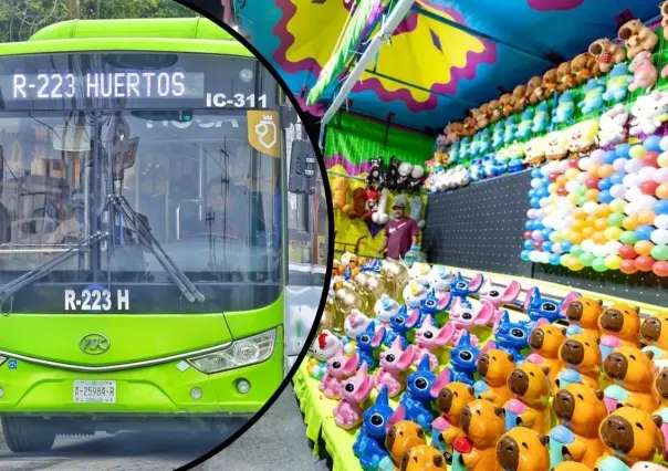 Estos son los transportes públicos que te llevan a la Feria de Juárez 2025