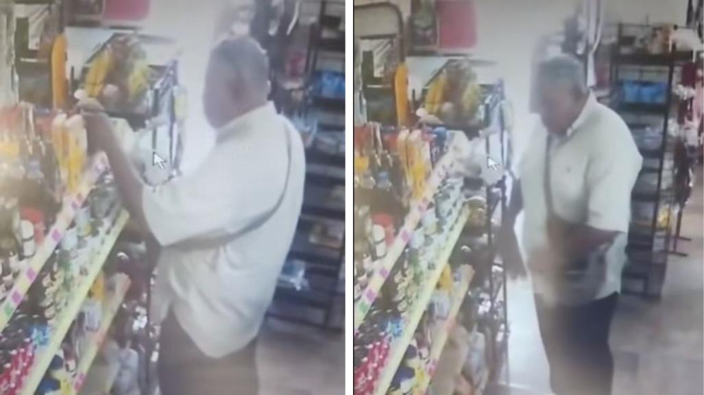 Hombre es captado robando en tienda de autoservicio y el video se hace viral