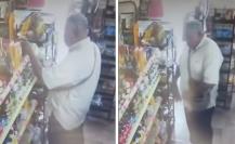 Hombre es captado robando en tienda de autoservicio y el video se hace viral