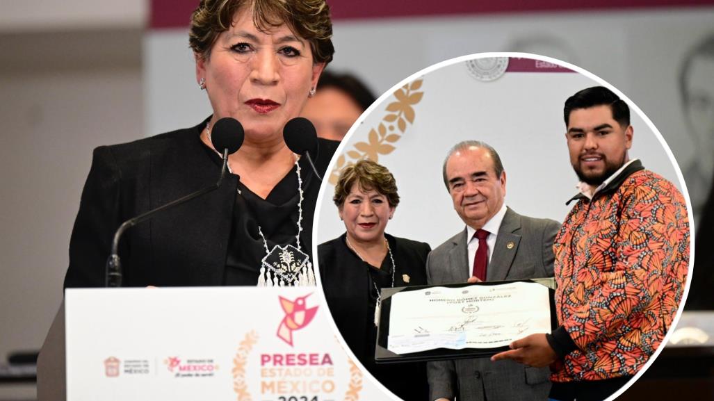Delfina Gómez entrega Presea Edomex 2024; reciben reconocimiento 15 mexiquenses