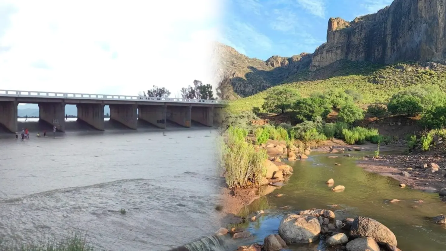 ¿Presa o río? Las 2 opciones de día de campo a 20 minutos de Durango por la carretera a Parral