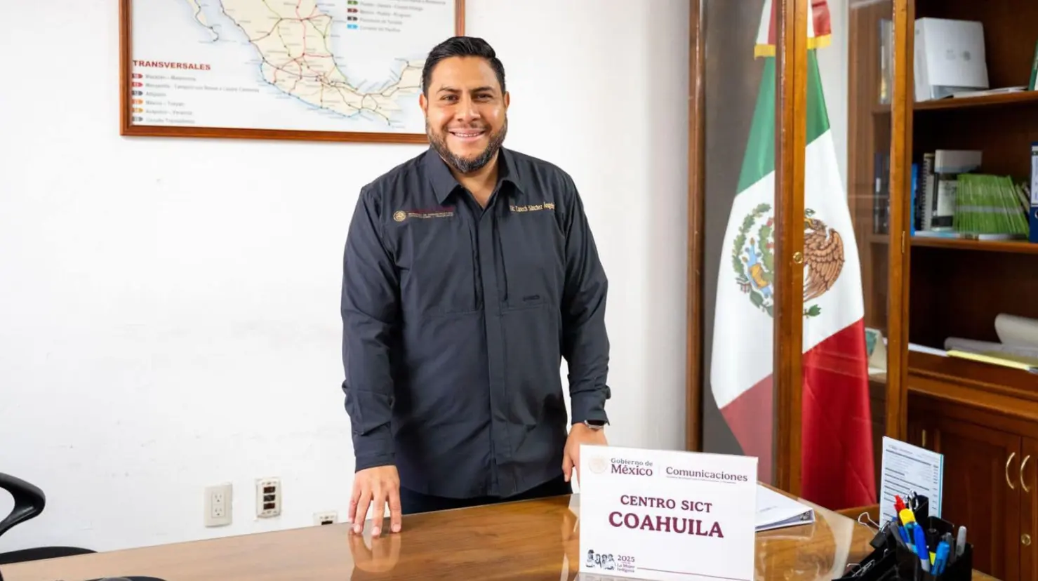 Tanech Sánchez fue designado como director del Centro SICT Coahuila. (Fotografía: Centro SICT Coahuila)