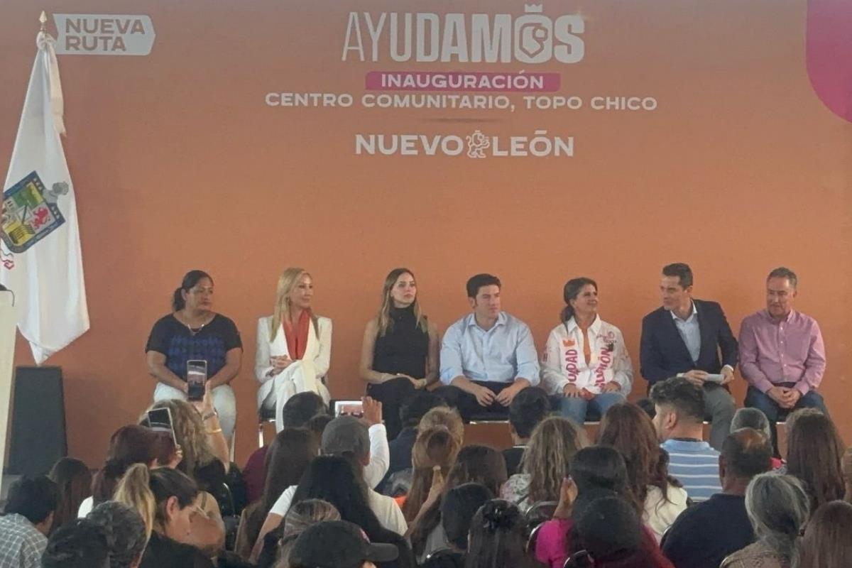 El gobernador de Nuevo León, Samuel García, en evento de arranque. Foto: Vianney Carrera