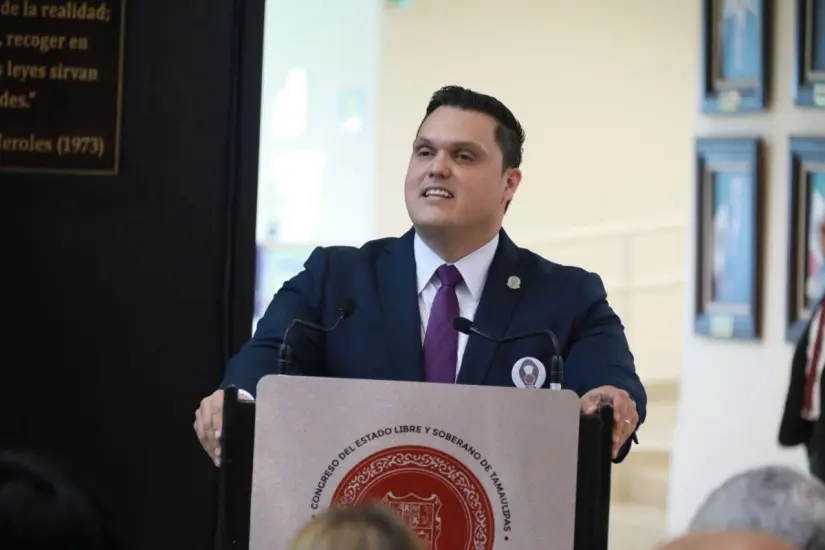 Humberto Prieto, presidente de la Junta de Gobierno del Congreso de Tamaulipas. Foto: Sanju Pineda