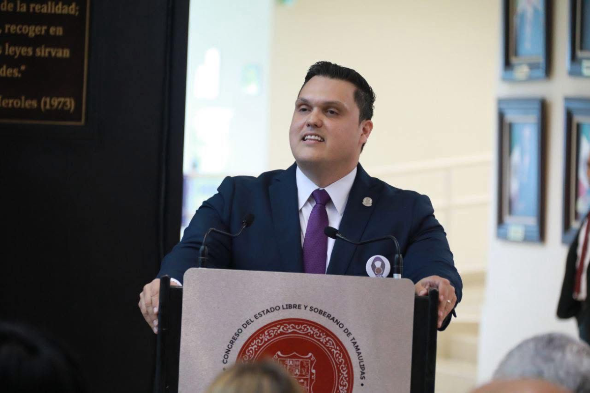 Humberto Prieto, presidente de la Junta de Gobierno del Congreso de Tamaulipas. Foto: Sanju Pineda