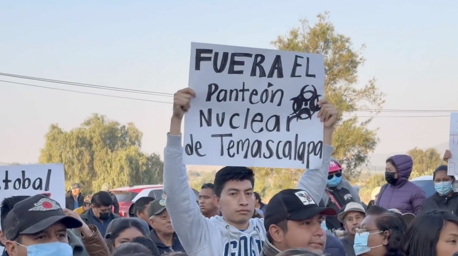 Denuncian contaminación radiactiva en Temascalapa Edomex. Foto: Fernando Cruz