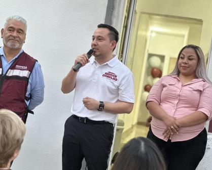 Gibran Ornelas inaugura la primera Casa de Gestión de Morena en Monterrey