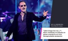 ¡Que tenga los coj...!: Marc Anthony se enfada en pleno concierto al vivir desagradable momento