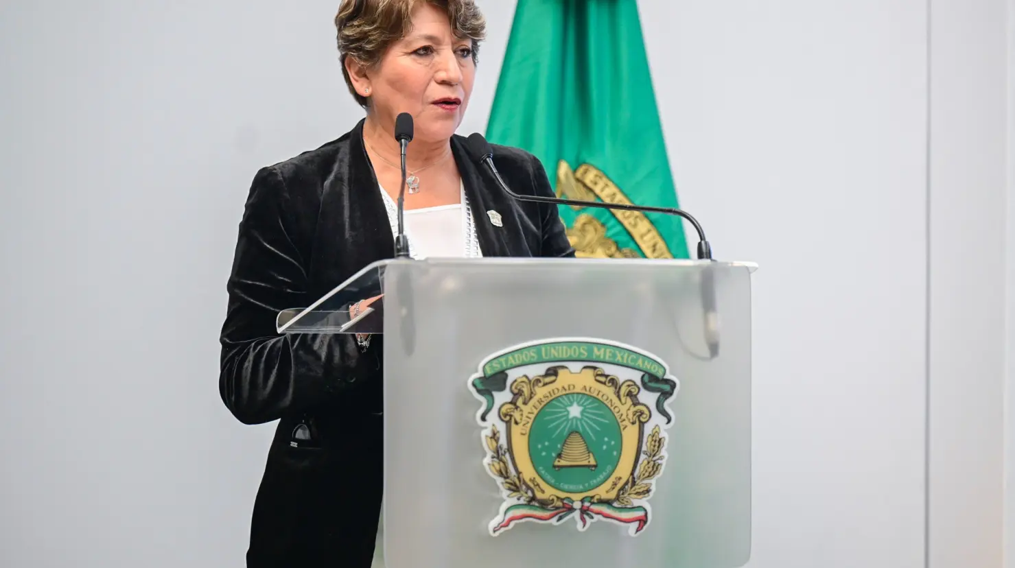 Impulsa Gobernadora Delfina Gómez Álvarez más presupuesto para la UAEMéx. Imagen: GEM