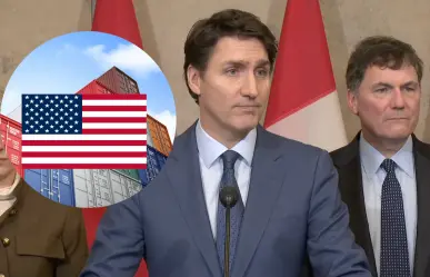 Justin Trudeau anuncia 25% de aranceles a EEUU: Trump lanzó guerra comercial contra Canadá