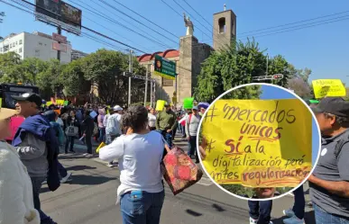 Marcha de locatarios de Mercados Públicos: estas son las mejores rutas alternas para evitar el tráfico