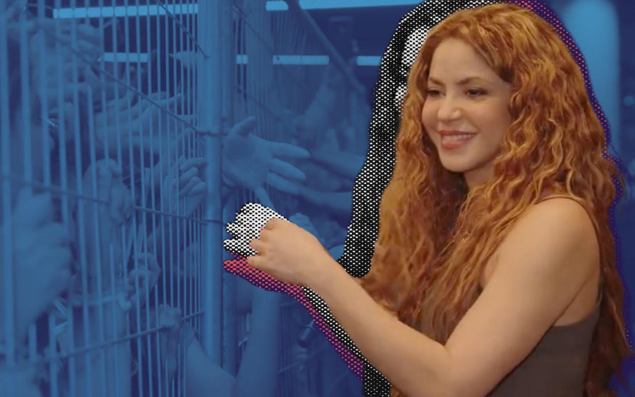 La colombiana ofreció una pequeña presentación tras anunciar la cancelación en Santiago de Chile. FOTO: CANVA/IG: @shakira