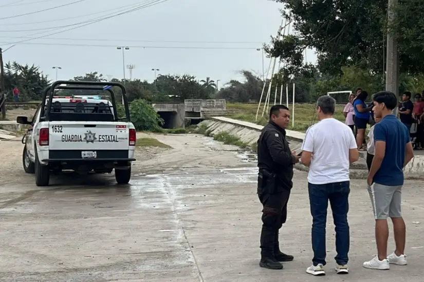 La Guardia Estatal ha acudido en varias ocasiones al predio debido a la tensión de los vecinos contra los representantes legales de la iglesia Pan de Vida. Foto: Axel Hassel