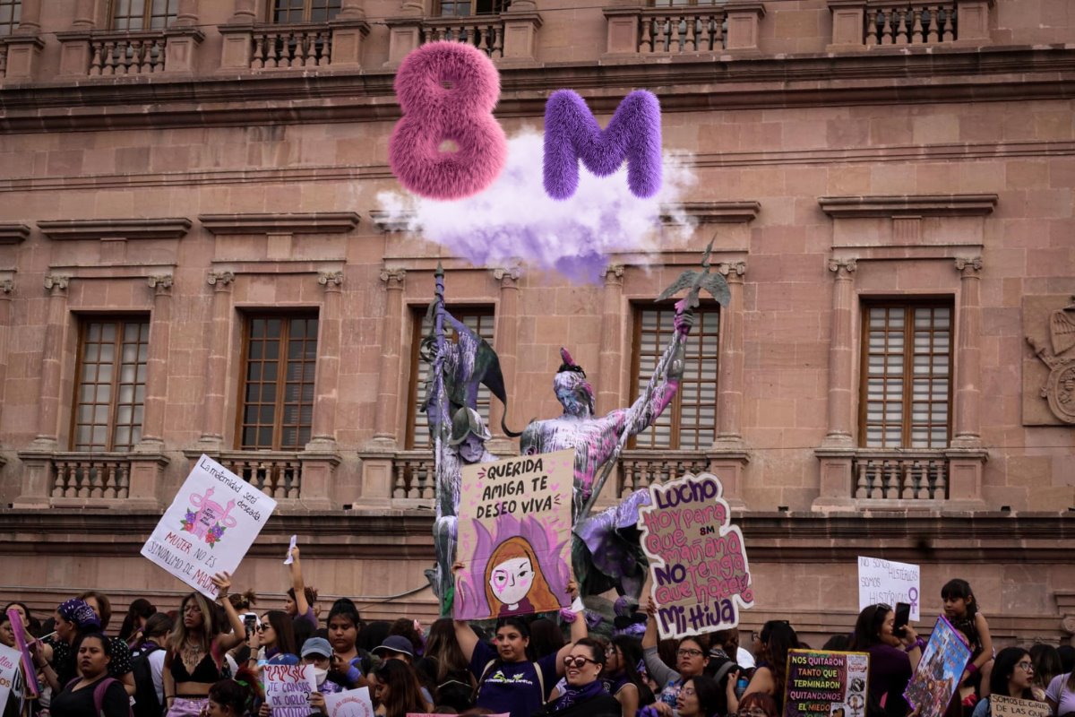 Hoy en día, el morado sigue siendo el color de referencia en la lucha feminista. /Foto: Yuzaleth Rocha