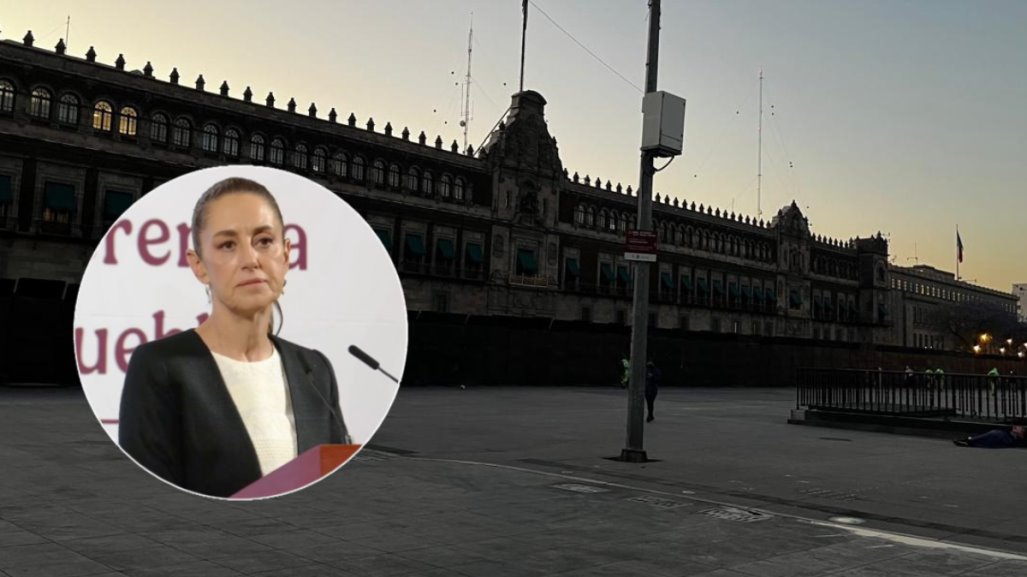 Sheinbaum defiende las vallas en Palacio Nacional: “Es para proteger a las mujeres”