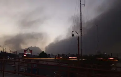 Así se vio la enorme columna de humo por incendios desde la estación Exposición del Metro