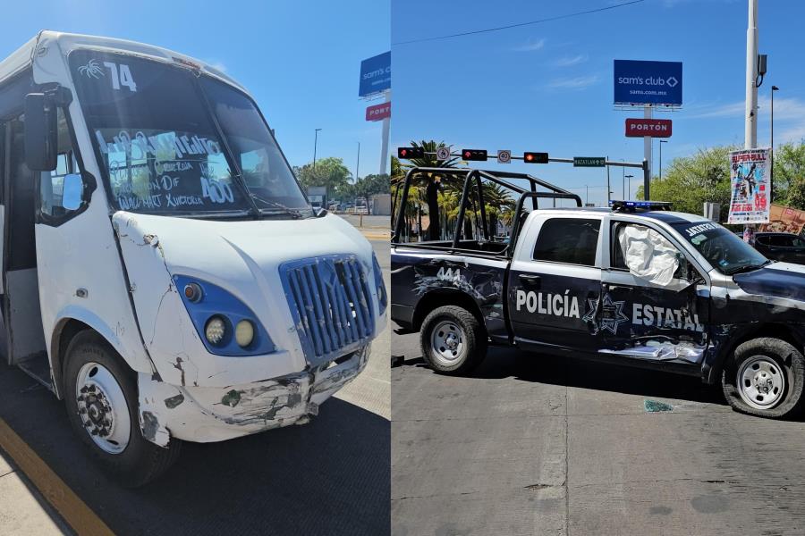 Balean a un hombre afuera de un OXXO; patrulla, destruida camino al incidente