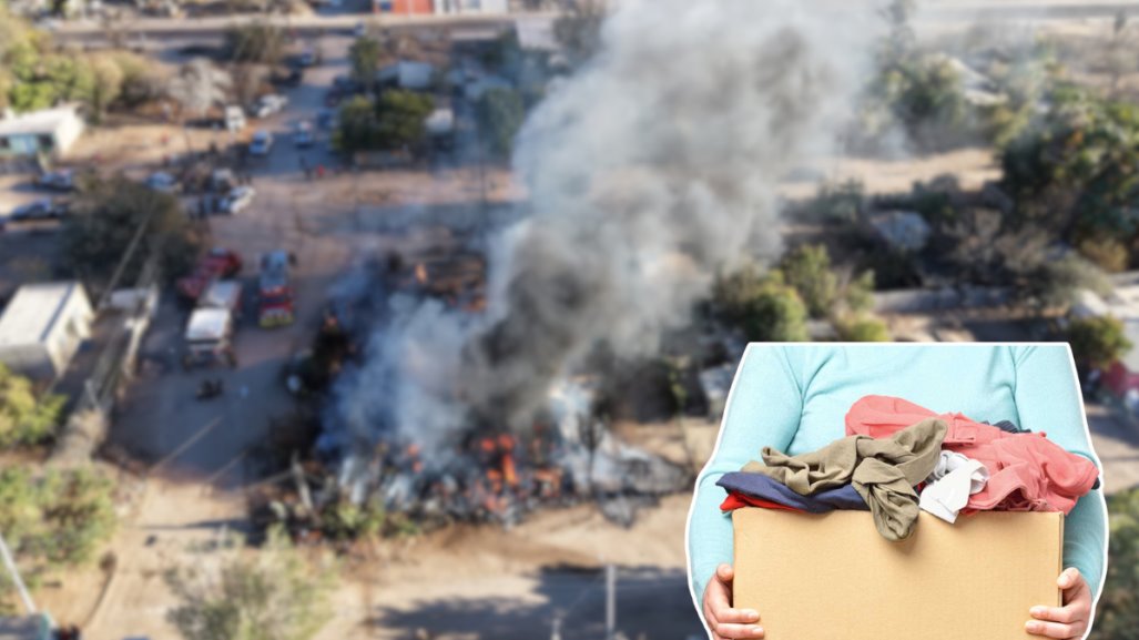 Realizan colecta para ayudar a familias afectadas por incendio en La Paz