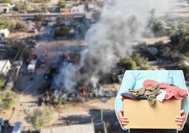 Realizan colecta para ayudar a familias afectadas por incendio en La Paz