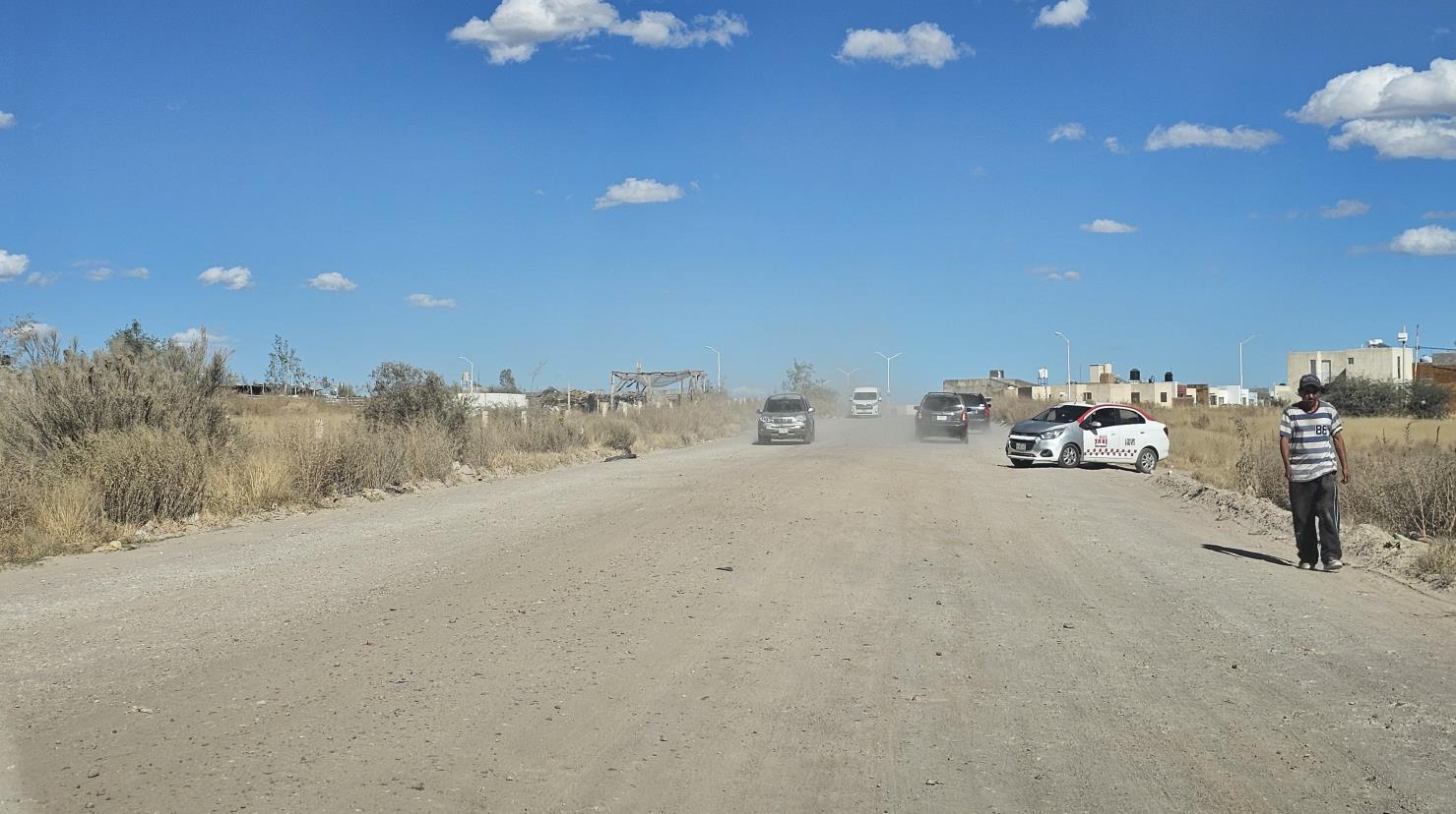 Vialidades que ya registran un importante tráfico vehicular pero siguen sin ser pavimentadas | Foto: Isaura Retana (Archivo POSTA)