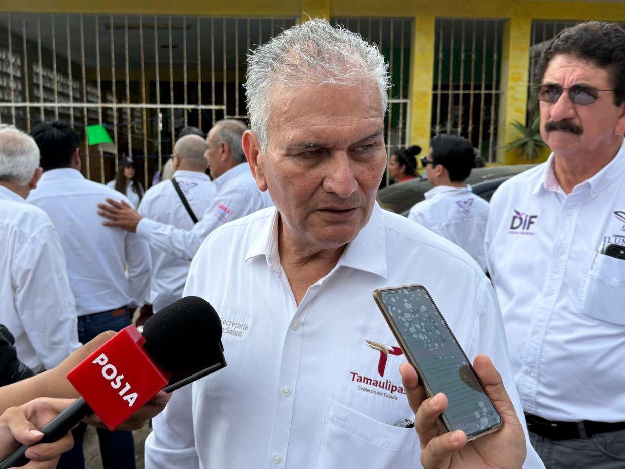 Secretario de Salud de Tamaulipas, Vicente Joel Hernández Navarro. Foto: Redes Sociales