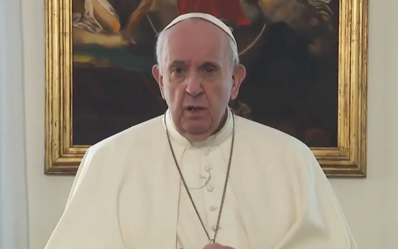 El Papa Francisco emitiendo mensaje Foto: X(Twitter)