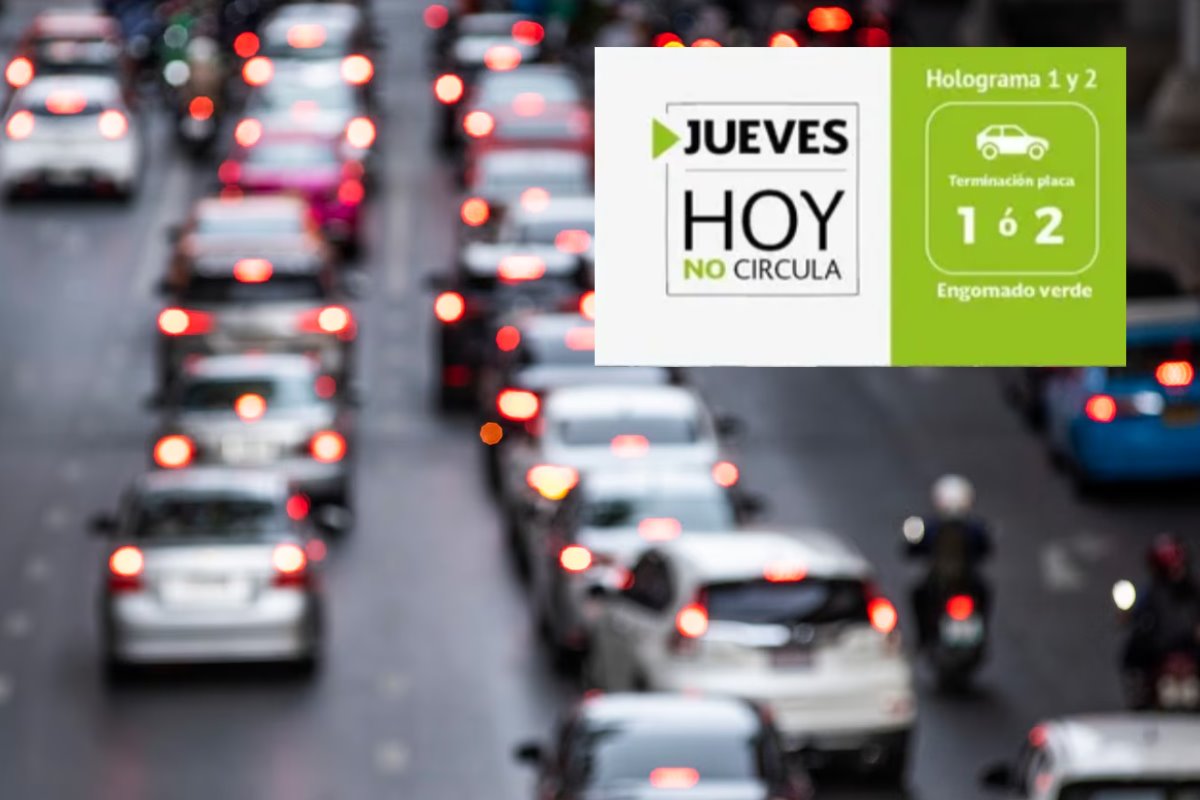 Caos vial CDMX y holograma Hoy no Circula de jueves | Canva