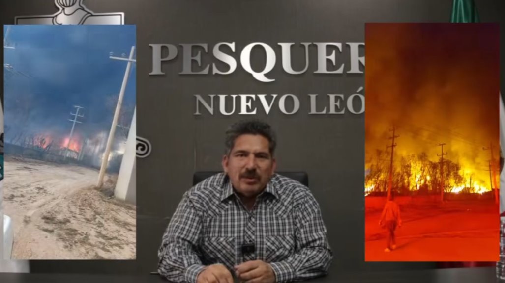 Francisco Esquivel da balance ante los incendios en Pesquería