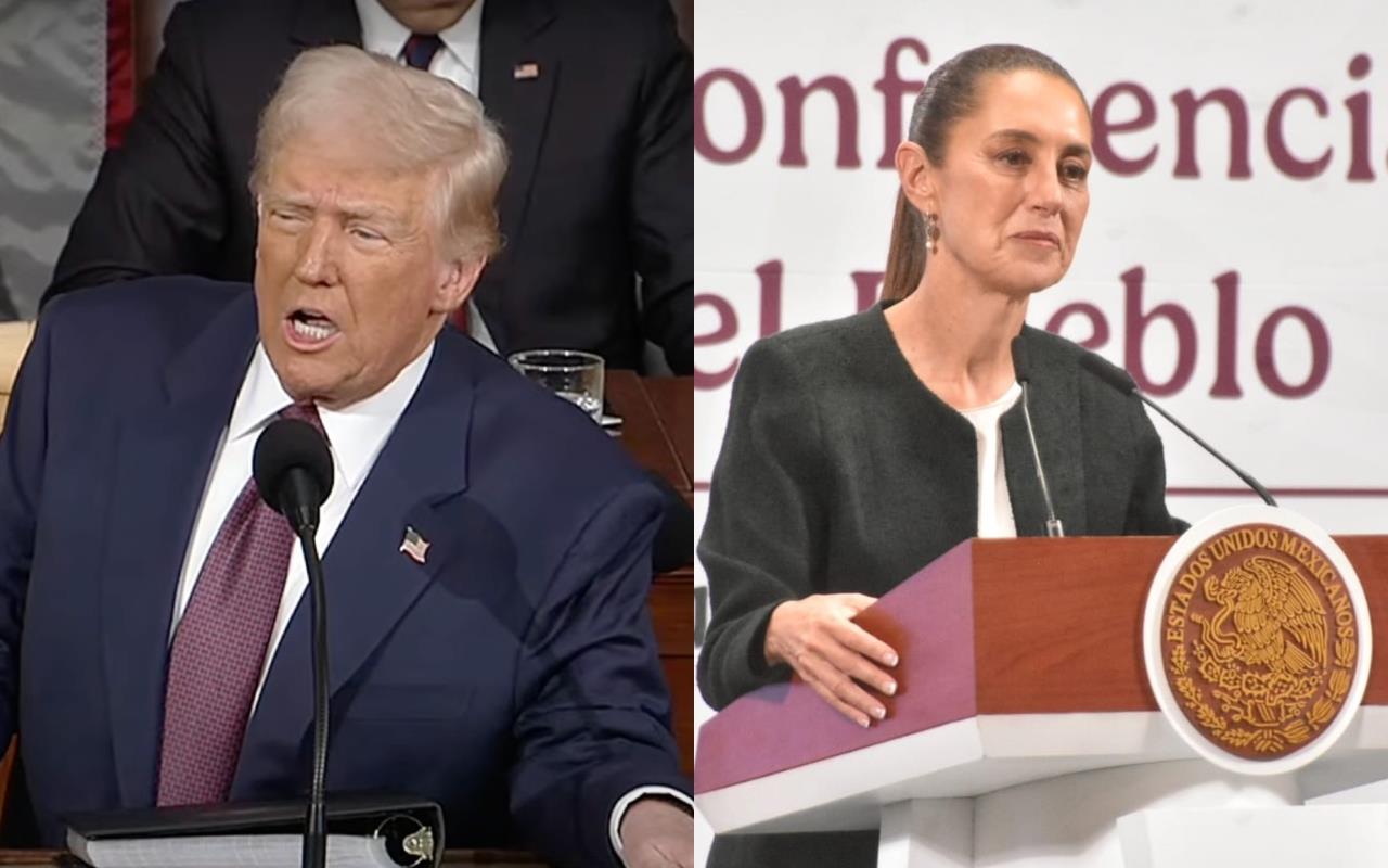 Donald Trump y Claudia Sheinbaum Foto: The White House/Enrique Pérez