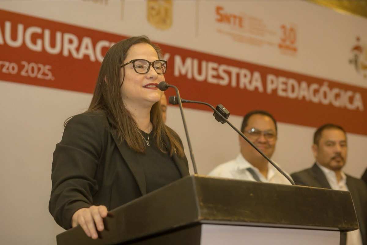 Lucía Aimé Castillo Pastor, secretaria de Educación de Tamaulipas. Foto: SET