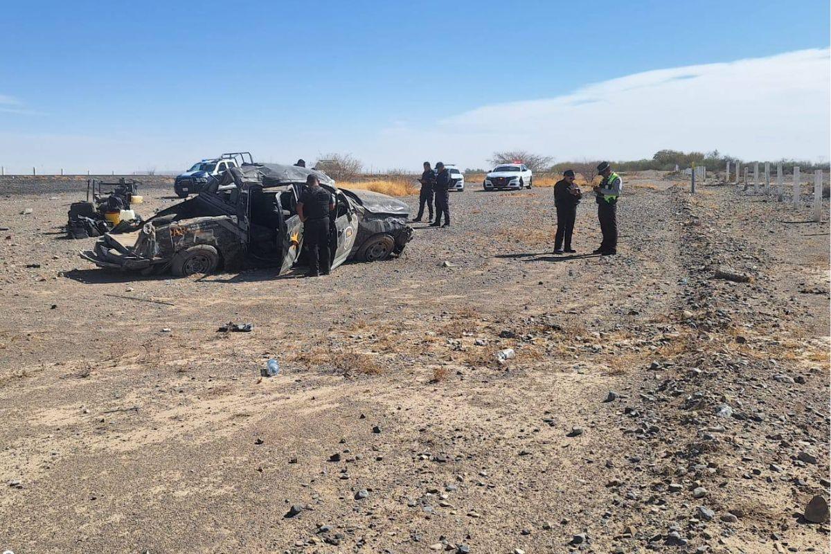 Fallece policía estatal en carretera Saltillo-Torreón. Foto de Panorama Digital.