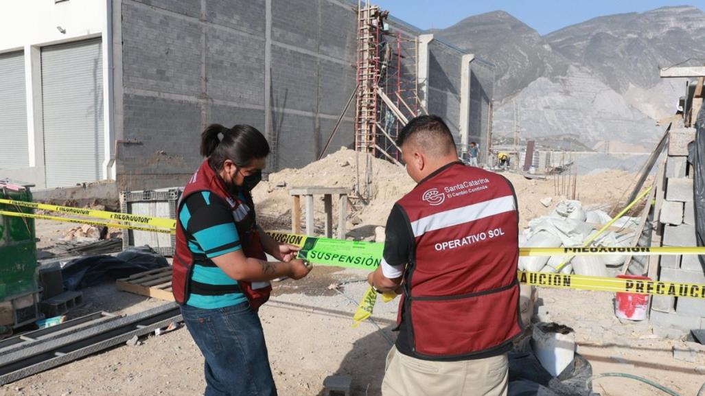 Por contingencia ambiental, suspenden obras de construcción en Santa Catarina