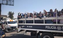 Bloqueo en Ecatepec: Policías auxilian a afectados tras manifestación en Avenida Central