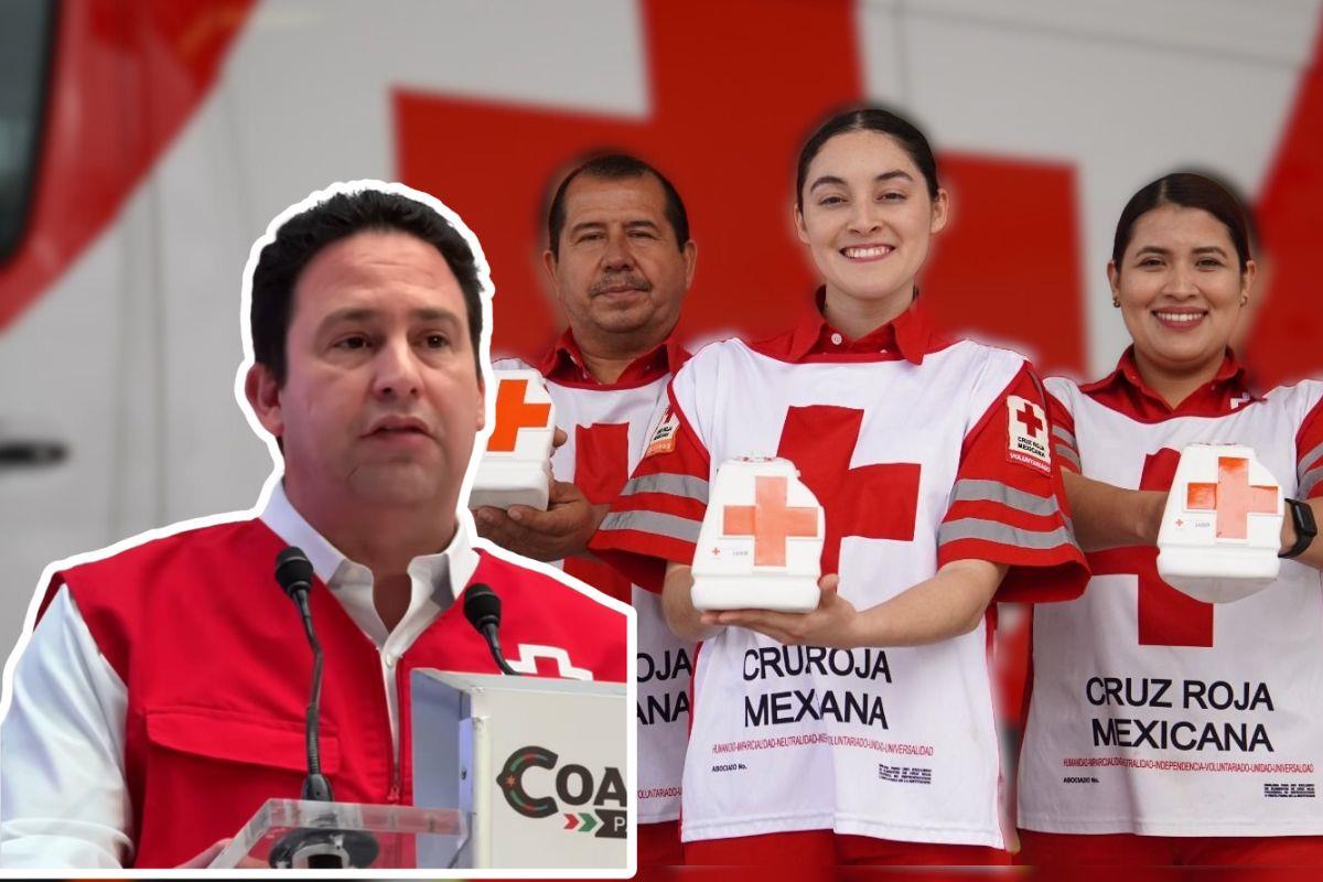 Javier Díaz invita a la donación nacional de la Cruz Roja. Fotos de Cruz Roja y Javier Díaz.