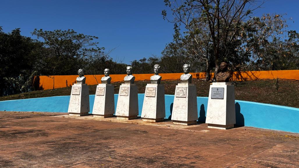 Inmortalizan la lucha de seis mujeres en un parque de Mérida