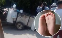 ¡Otro bebé abandonado en Tultitlán! Cae responsable que lo dejó en la basura