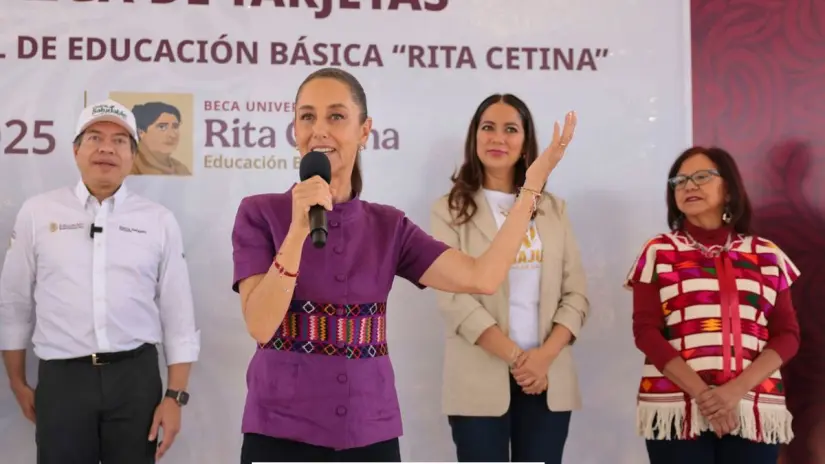 El aumento de aranceles impuesto por EE.UU. genera preocupación en varios sectores de BCS. Foto: Facebook / Claudia Sheinbaum
