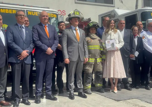 Samuel García anuncia aumento de 50 millones de pesos para Bomberos de Nuevo León